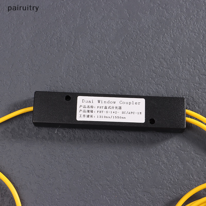 Prt 1Pc 1x2 FTTH Fiber Optic Splitter 1point 2kotak Pembagi Fiber Optik SC/APC PRT