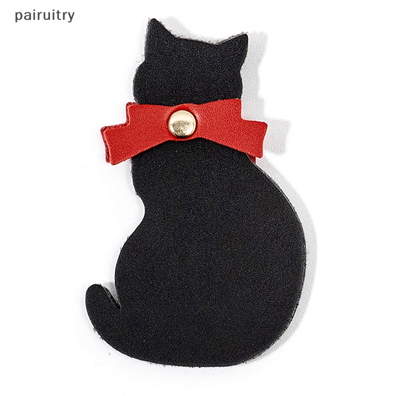 Prt High Quality PU Leather Cat Bookmark Siswa Membaca Kulit Halaman Buku Folder Hadiah Lucu Animal Mini Bookmark Untuk Pecinta Membaca PRT