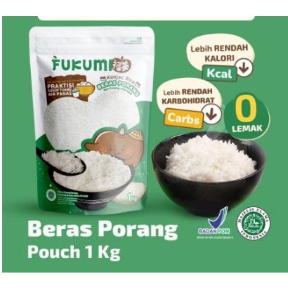 

Big Sale~ Terlaris FUKUMI BERAS PORANG POUCH 1KG ORIGINAL beras sehat