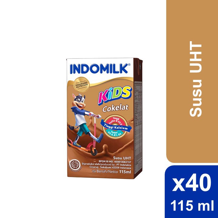 

INDOMILK KIDS COKELAT UHT 115 ML