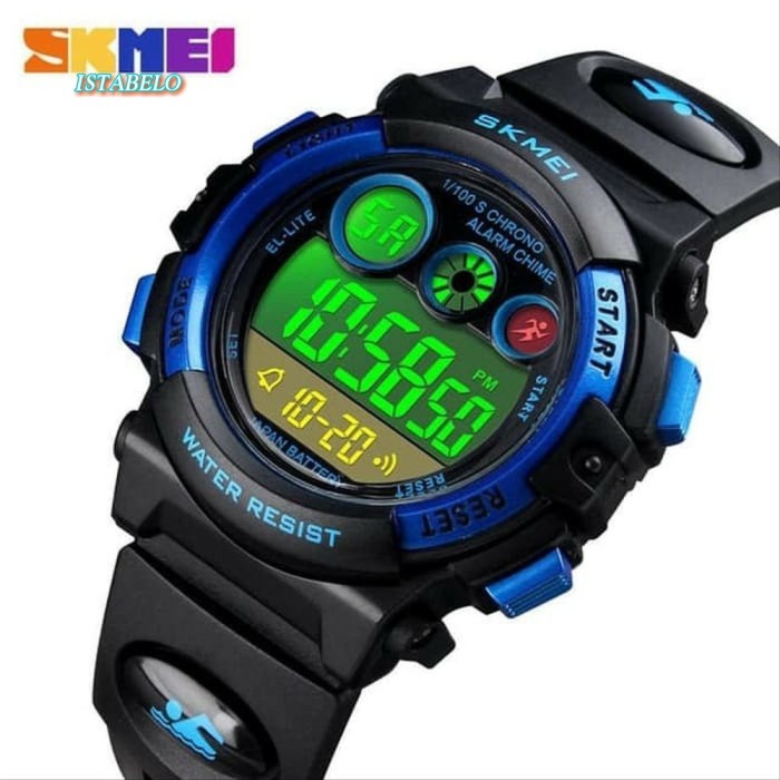 JAM TANGAN ANAK LAKI COWOK SKMEI  ARMY MILITER KEREN ANTI AIR - Army 2