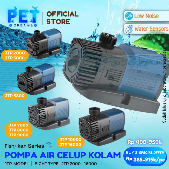 POMPA AIR SUNSUN JTP SERIES LOW WATT / WATER PUMP SUNSUN AQUARIUM