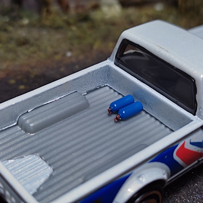 Tabung Nitro - NOS Bottle Skala 1/64 Diorama Diecast Hotwheels Custom