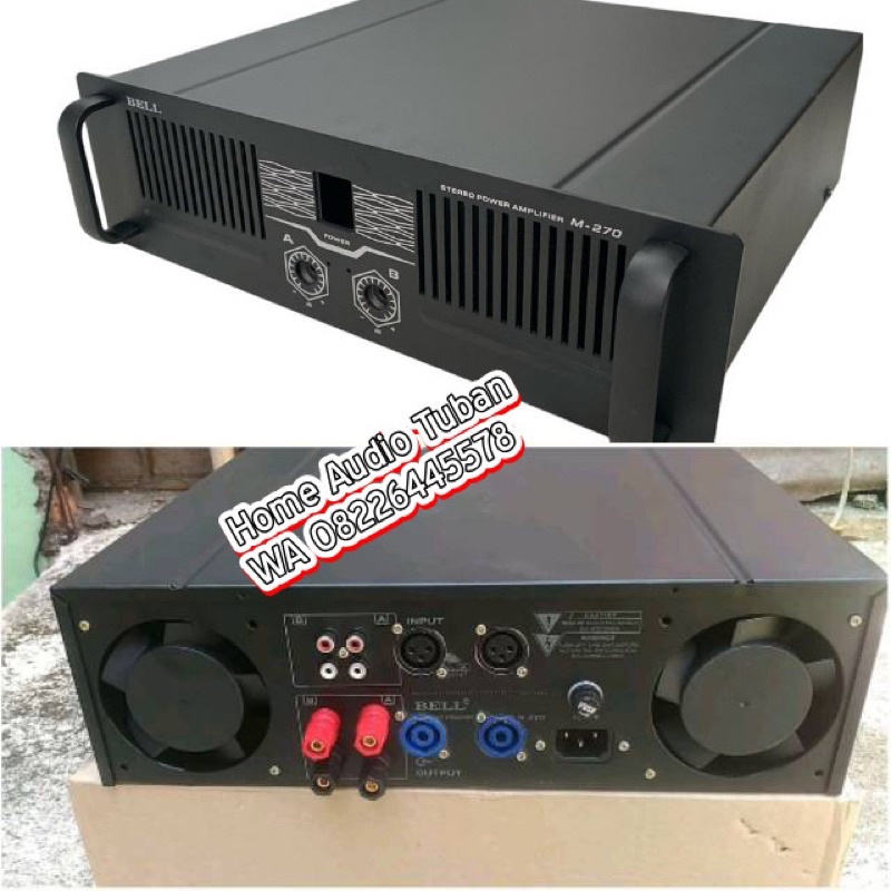BOX BELL M270 Modif Lubang XLR & Speakon Full Aksesoris