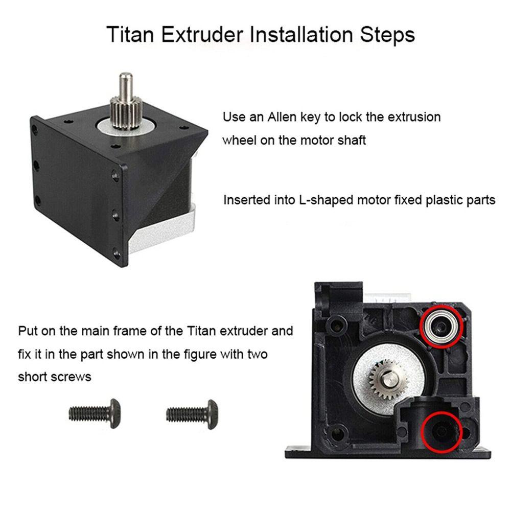 Populer Extruder upgrade kit High-quality Untuk CR10,Ender3 1.75mm Filament 3D Printer Stok Feeder