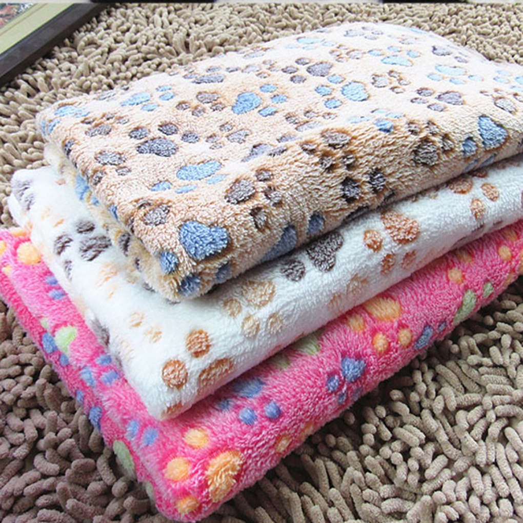 Selimut Anjing Kucing Alas Tidur hewan - Pet Blanket Dog Cat Bed  -Bulu Halus Tidur Empuk Untuk Anjing dan Kucing 60x40cm