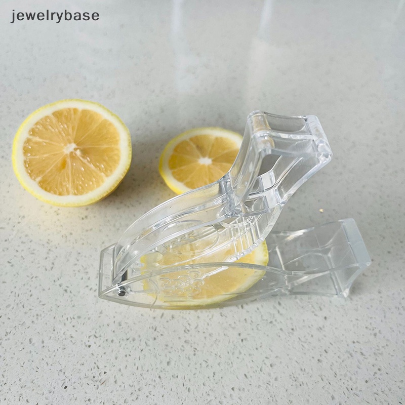 [jewelrybase] Alat Peras Lemon Slice Manual Akrilik Transparan Juicer Buah Lemon Juicer Klip Butik