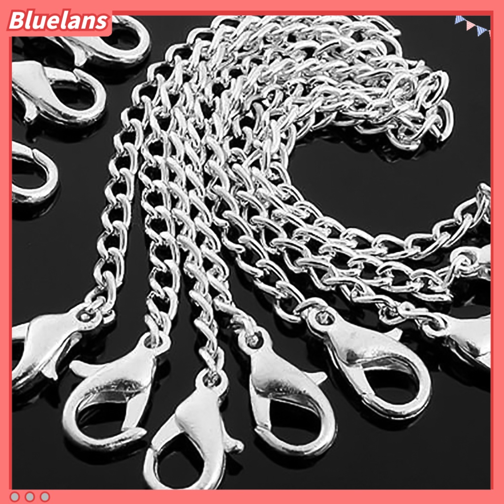 [BLS] 20pcs Fashion Perak Berlapis Gelang Kalung Extenders Rantai Temuan Perhiasan