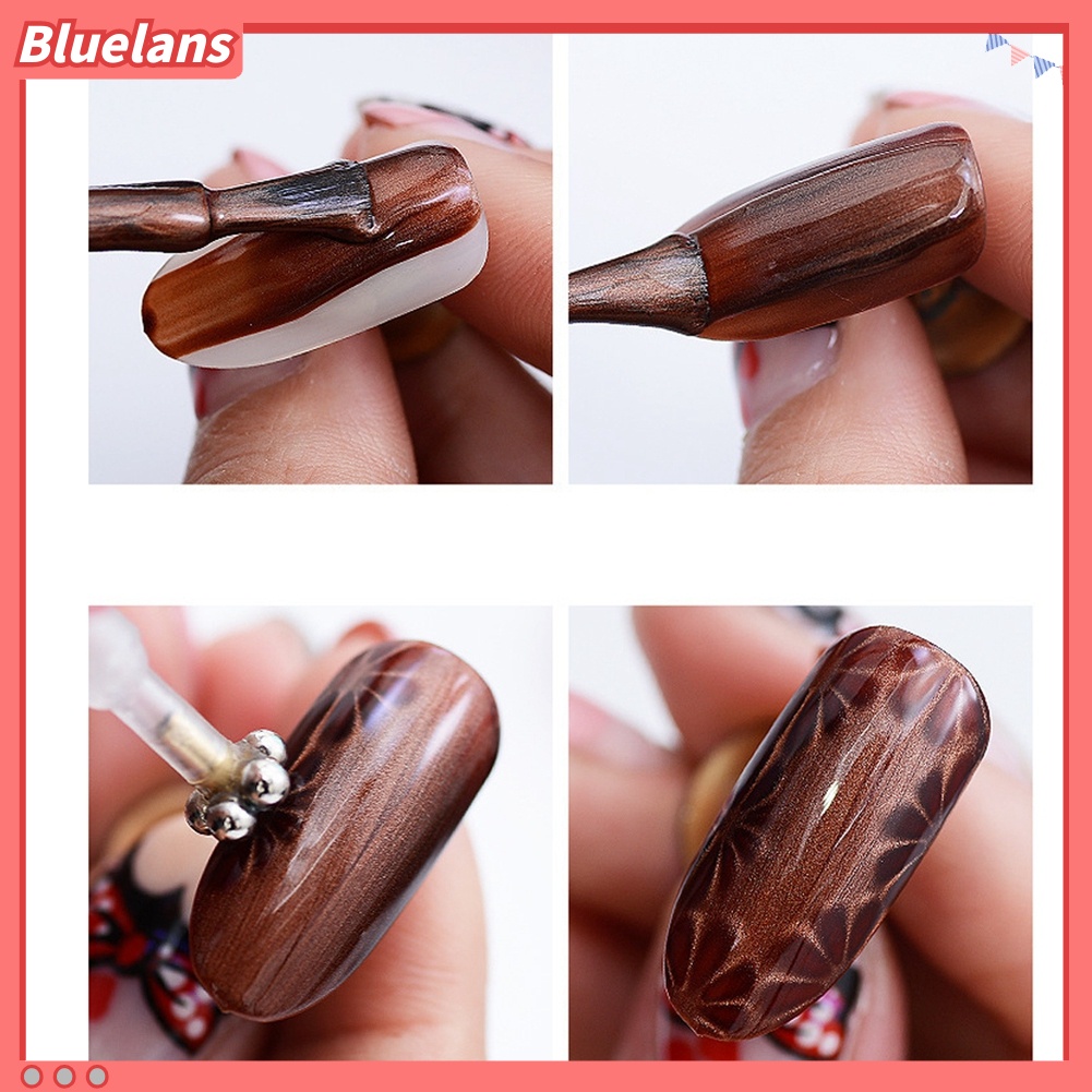 [BLM] Kepala Ganda Cats Eye ic Pen DIY 3D Nail Art Polish UV Gel Manicure Alat