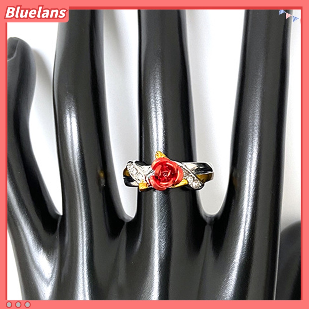 [BLS] Cincin Huruf Inggris Motif Cincin Perhiasan Tunangan Bahan Alloy Tahan Karat Untuk Gadis