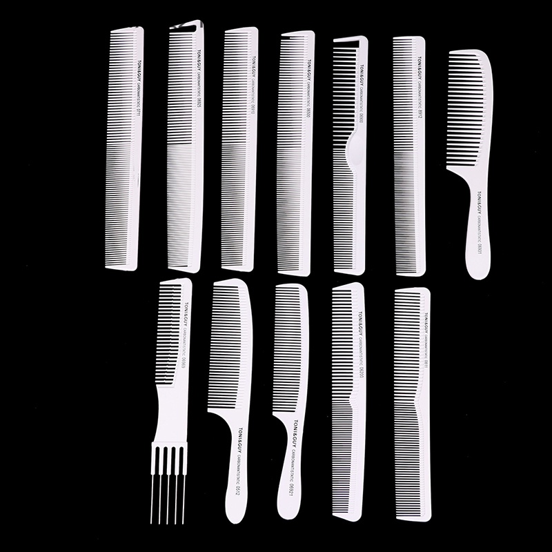 (drea) 1pc Sisir Rambut Profesional Anti-Static Carbon Fiber Hairdressig Cutg Comb //