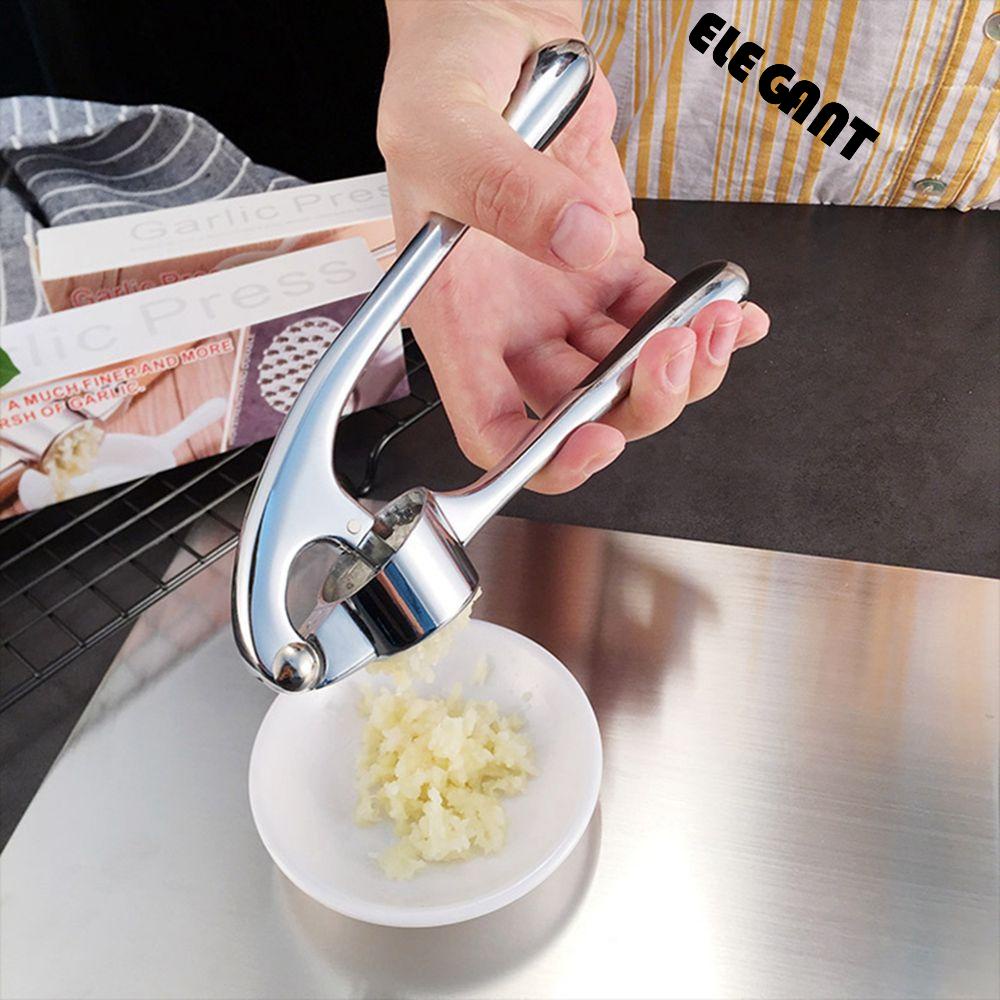 [Elegan] Garlic Masher Stainless Steel Penghancur Multifungsi Penghalus Bumbu Tekan Alat Cincang