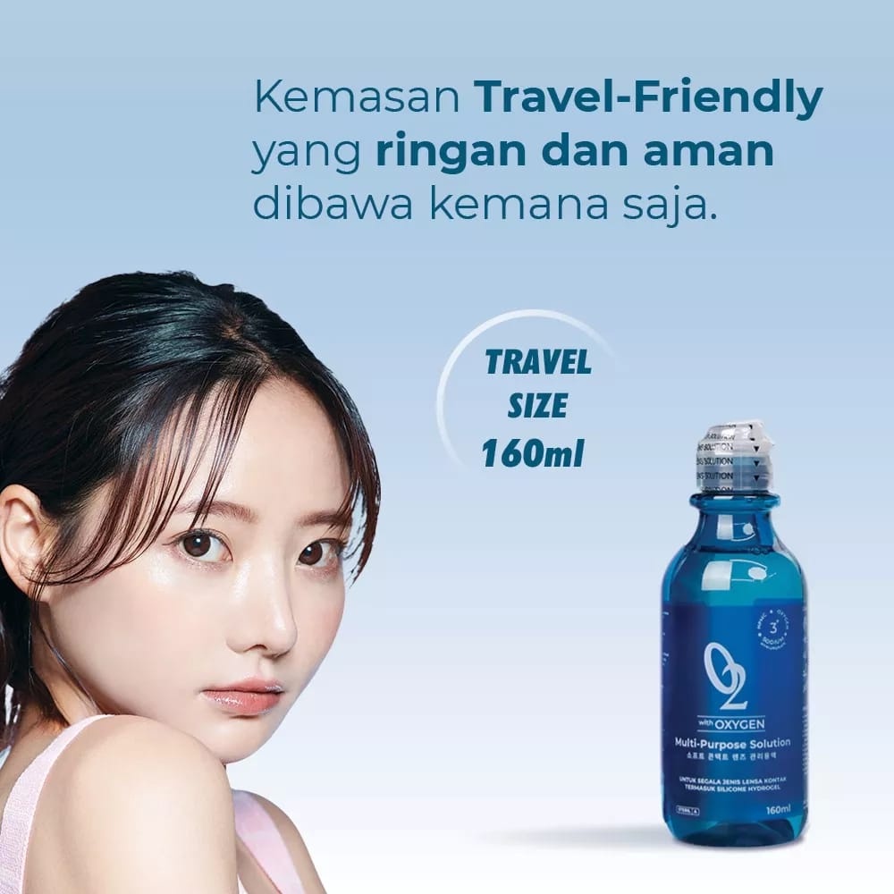 CAIRAN OMEGA O2 360ML NEW WITH OXYGEN CAIRAN SOFTLENS PEMBERSIH/  BS