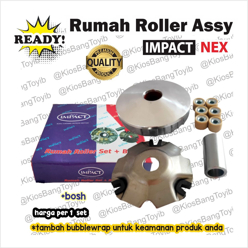 Rumah Roller Assy Set + Bosh Suzuki NEX (Impact)