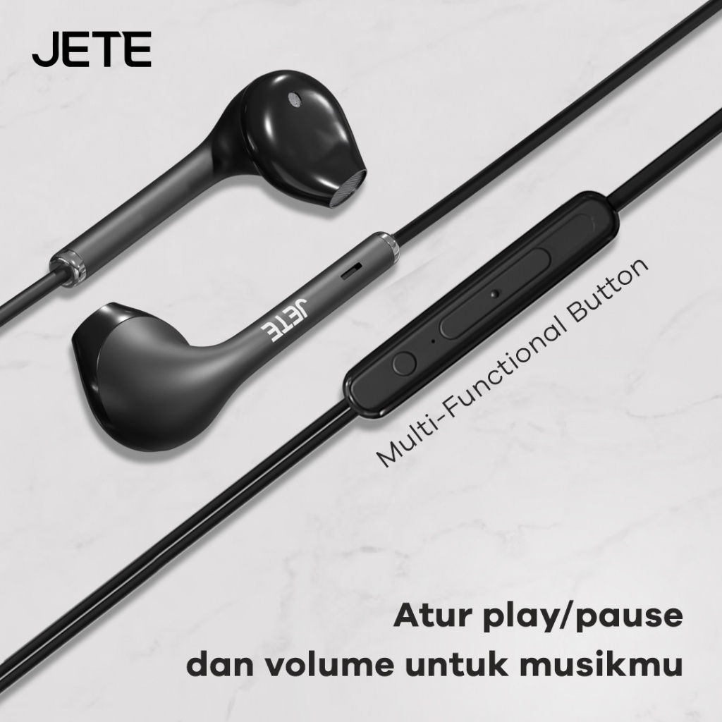 Headset Earphone Lightning JETE Classic 2 - Garansi 2 Tahun