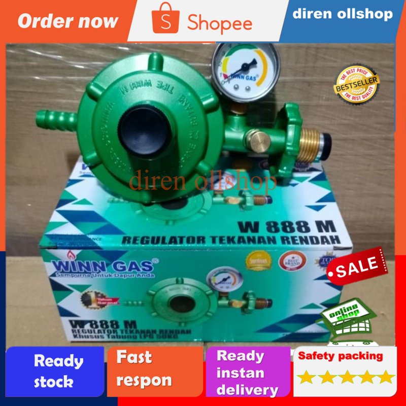 Regulator low pressure tabung 50kg Winn gas