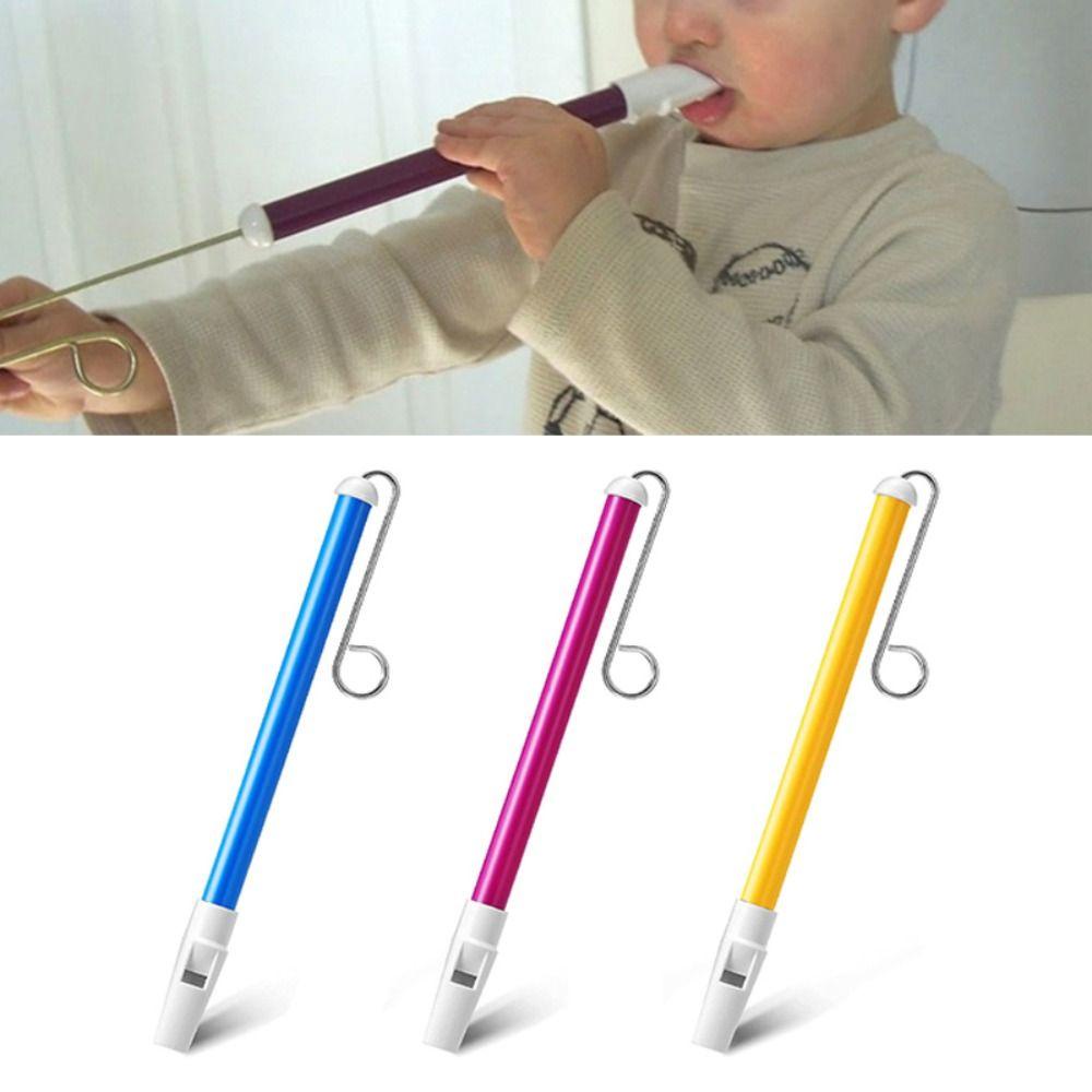 AUGUSTINA Suling Gurita Brother Classic SW1-PL Slide Whistle Slide Whistle Mainan Sliding Suling Permainan Orang Tua-Anak Alat Musik Push-Pull Bermain Instrumen Piccolo