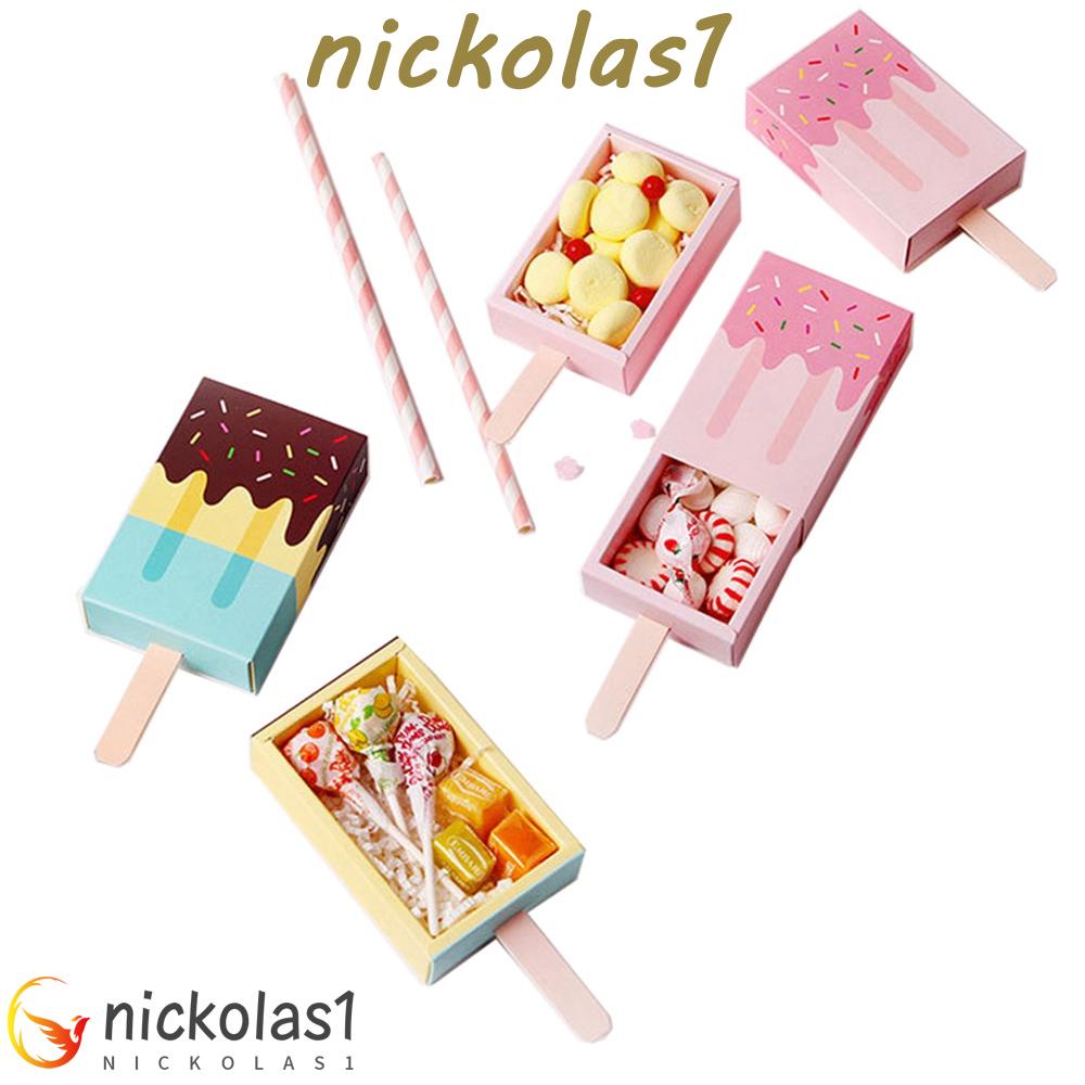 Nickolas1 Candy Box 10 /30 /50pcs Traktir Biskuit Cookies Baby Shower Snack Sovenir Pernikahan