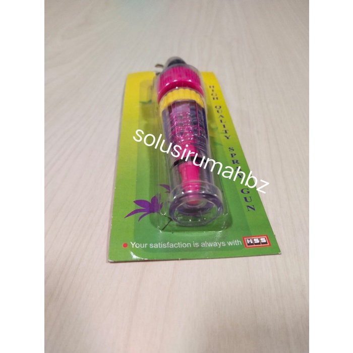 Semprotan Air Taman Lurus Plastik Hss Kepala Spray Cuci Mobil Motor pvc plastic semprot alat hose nozzle