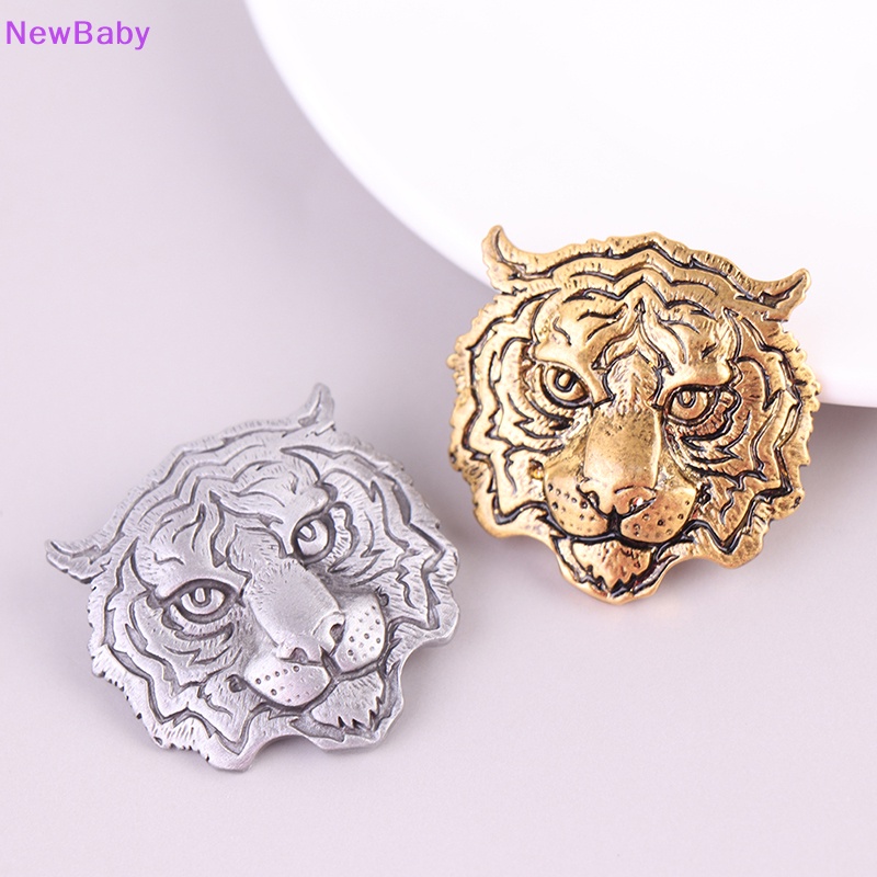 Newbaby Berlian Imitasi Harimau Bros Tiger Head Pesta Santai Bros Pin Hadiah ID