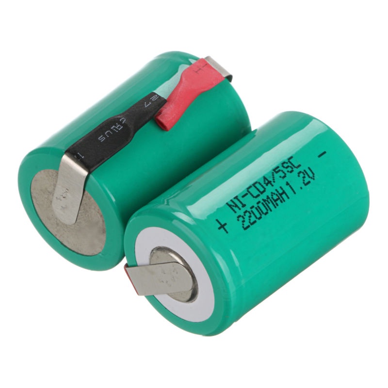 2-20pcs 4/5 SC NI-CD Baterai 1.2V 2200mah Sub C Baterai Isi Ulang untuk DIY Obeng Bor Listrik