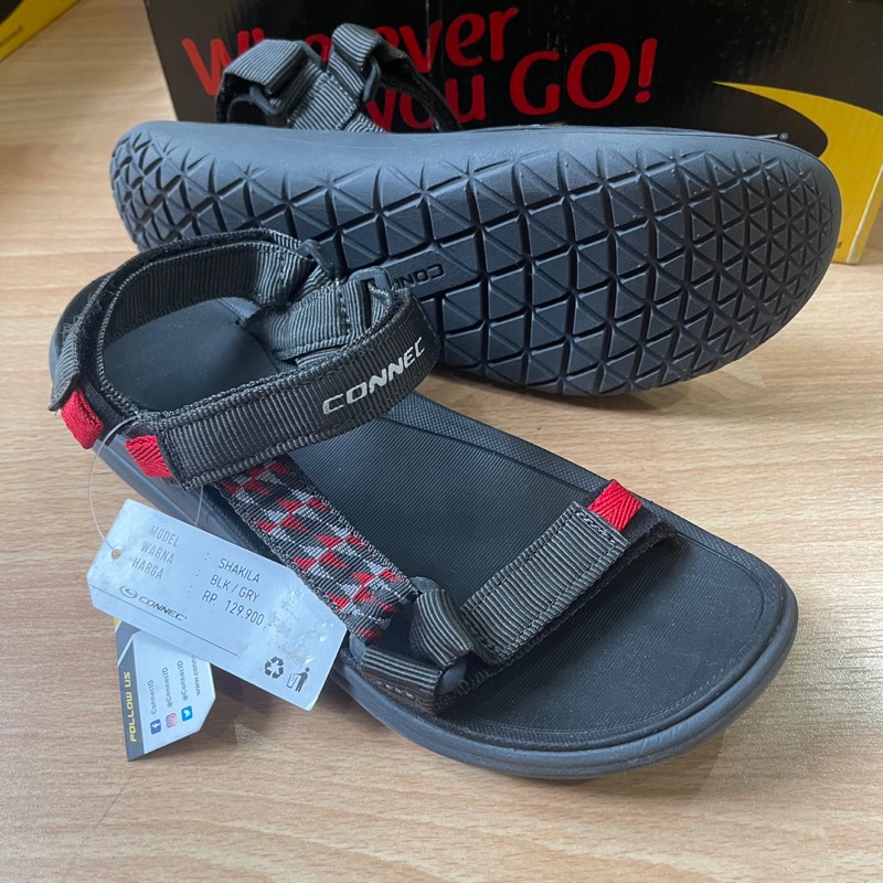 DISKON SANDAL WANITA KEKINIAN CONNEC VIONIC SEDONA BELIZE SELENA 100% BARU