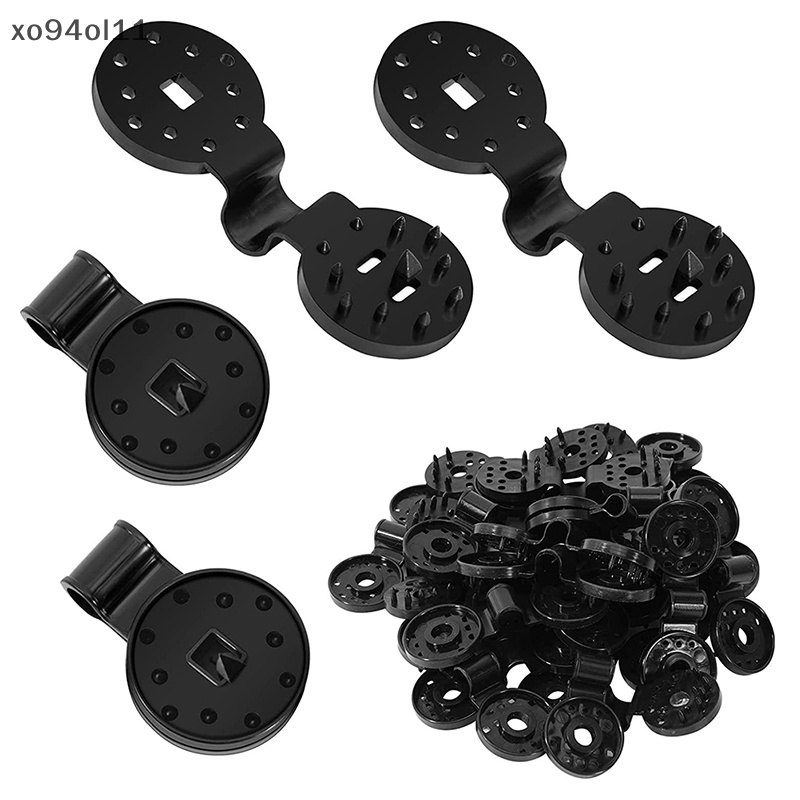 Xo 10pcs Klip Jaring Peneduh Matahari Plastik Alat Berkebun Greenhouse Shade Cloth Fix Clamp OL