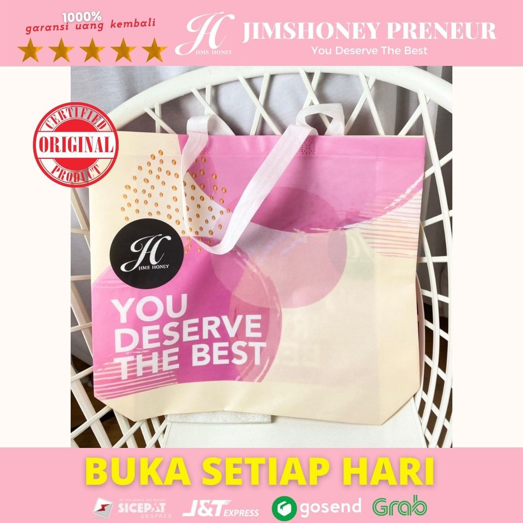 

Goodie Bag Jimshoney Tas Wanita Besar Handle Tas Belanja Serbaguna Anti Air Jinjing Tote Bag Papper Bag Kantong Shopping Bag Reusable Jims Honey