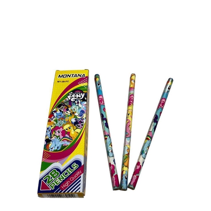 (12 PCS) PENSIL 2B FANCY KARAKTER