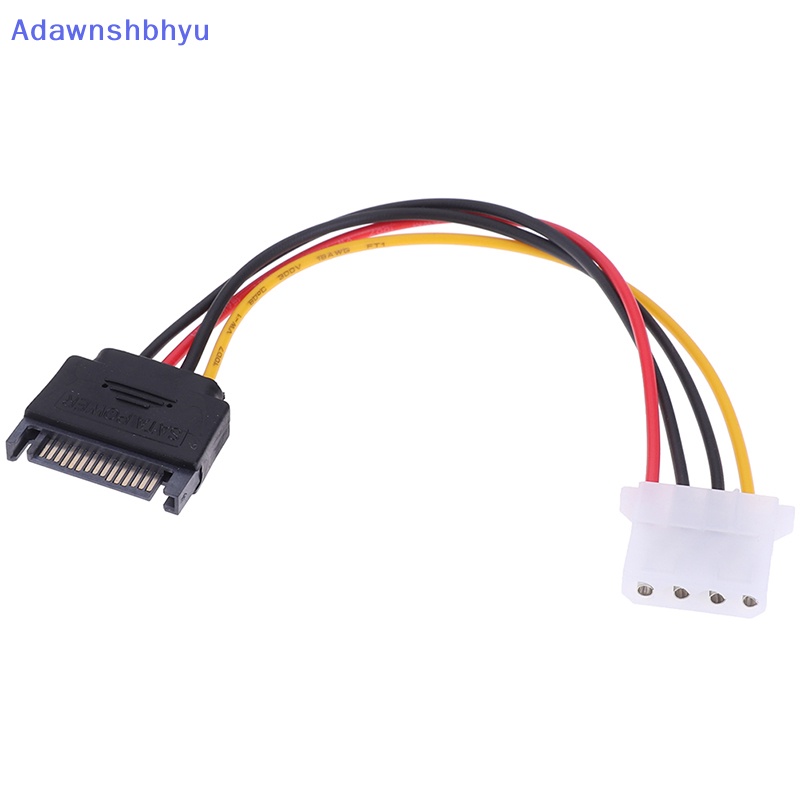 Kabel Power Adhyu SATA to IDE 15pin SATA Male to Molex IDE 4pin Female Cable Adapter ID