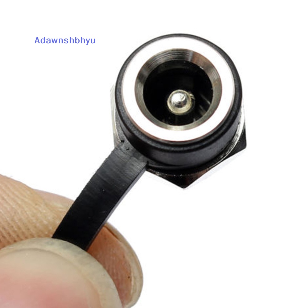 Adhyu New 2x Waterproof 5.5mmx2.5mm DC Power Supply Female Jack Socket Panel Mount Sambung ID