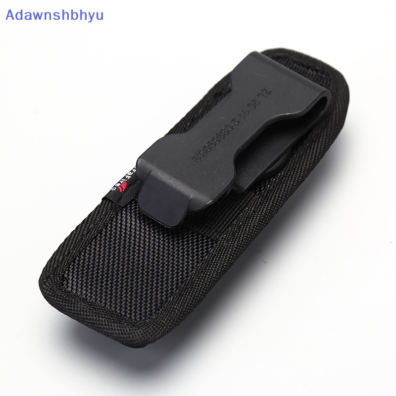 Adhyu 1pc Sarung Kantong Senter Sabuk Carry Case Holder Dengan Rotat ID 360derajat