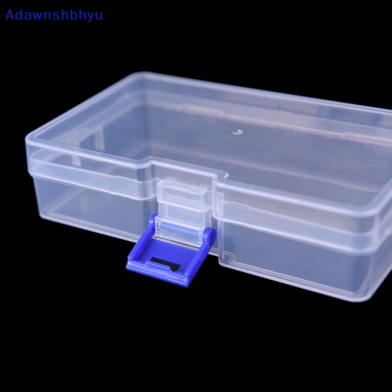 Adhyu 1pc Transparan Pemikat Pancing tackle hook Kotak Penyimpanan Plastik container case ID