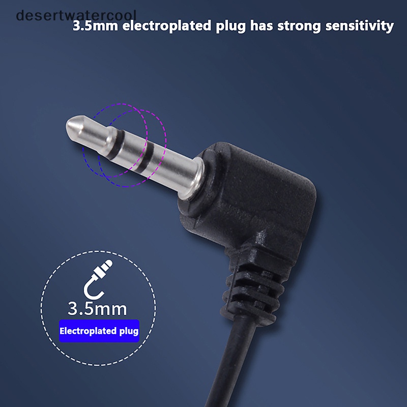 Deid Single Sided D-shaped Ear Loop Interpretasi Simultan 3.5MM Dengar Hanya Earphone Untuk Sistem Pandu Tur Radio Martijn