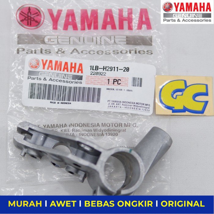Dudukan Spion Kiri Warna Silver Yamaha Mio J Mio Gt Ori - Sparepart Sperpart Spare Part Motor Yamaha