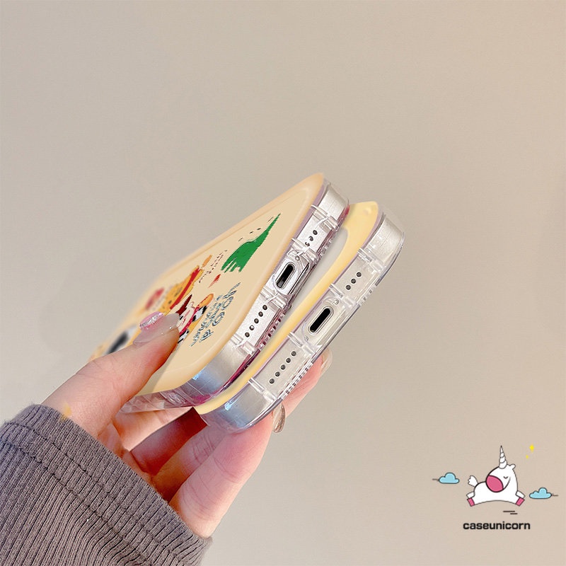 Kartun Winnie Case Dinosaurus Kecil Kompatibel Untuk iPhone Xr7 8 6 6s Plus 11 13 12 14 Pro Max XS Max X SE 2020lucu Doodle Bear Toy Story Woody 3D Ikatan Simpul Monster Lens Soft Case
