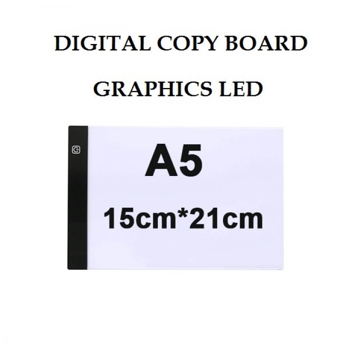 59 Graphics LED Drawing Board A5 Size with Three-Level Dimming Backlight