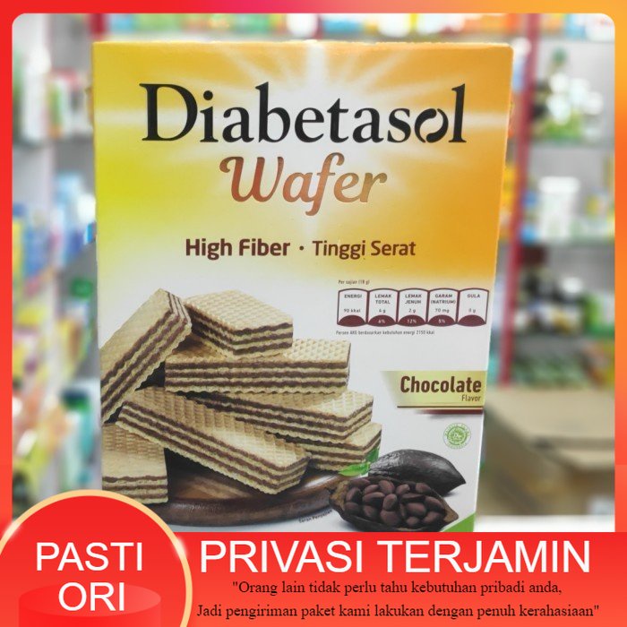 

diabetasol wafer chocolate 100gr