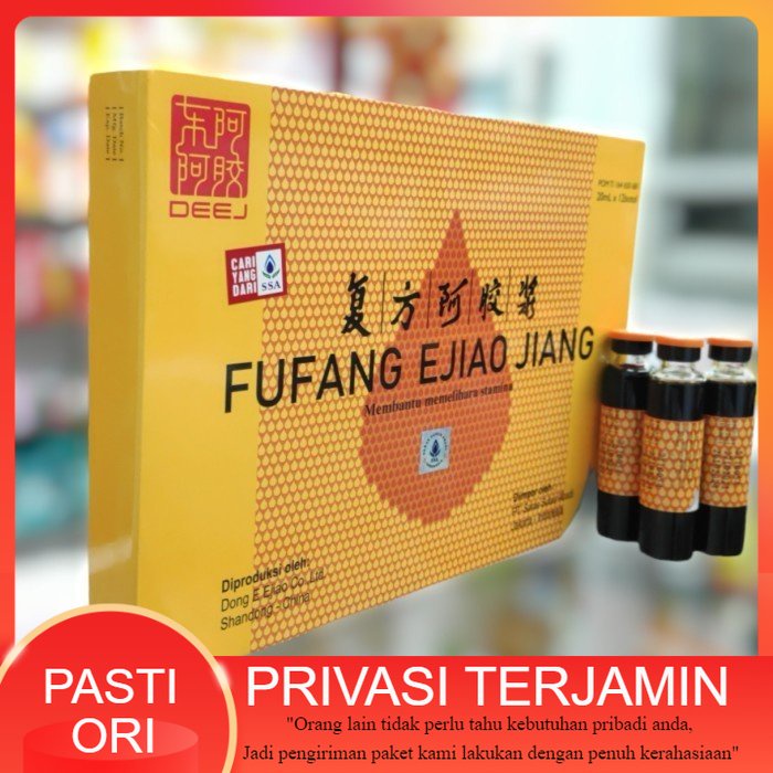 fufang ejiao jiang obat cina 1 box 12 botol