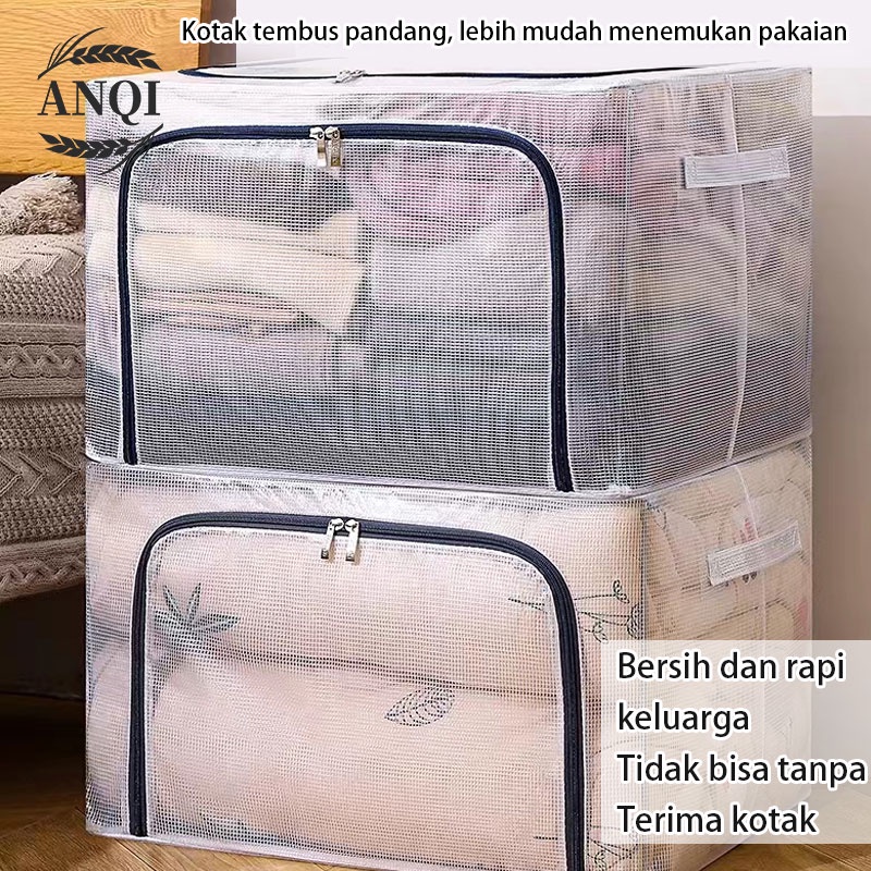 ANQI 1888 Storage Box Transparan / Tempat Penyimpanan Serbaguna VS-140