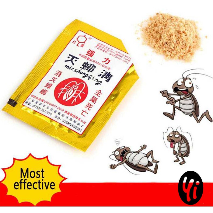 [COD] Bubuk Racun Anti Kecoa 1PCS Gel Obat Pembasmi Serangga Usir Mati Kecoak Ampuh Kecil Serbuk Pen