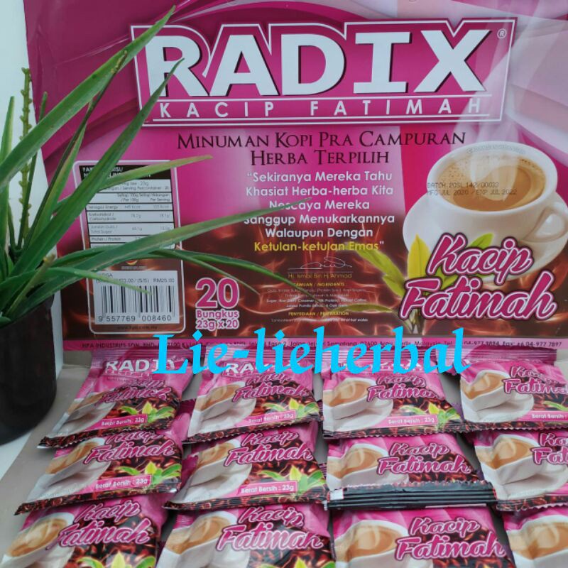 

Kopi Radix kacip Fatimah Pak haji HPA Malaysia Original isi 20 sachet