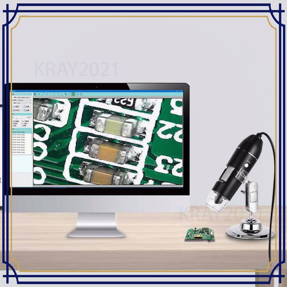 Mikroskop Digital Portable 1600x Magnification LED Light - A16