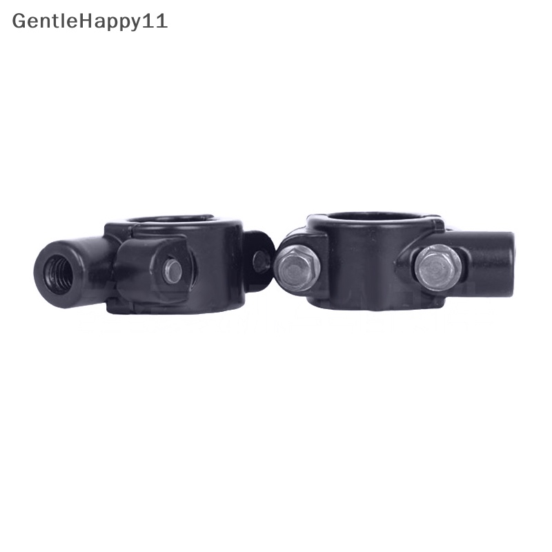 Gentlehappy 2Pcs Stang Klip 10/8/6mm Ulir Adaptor Spion Motor id