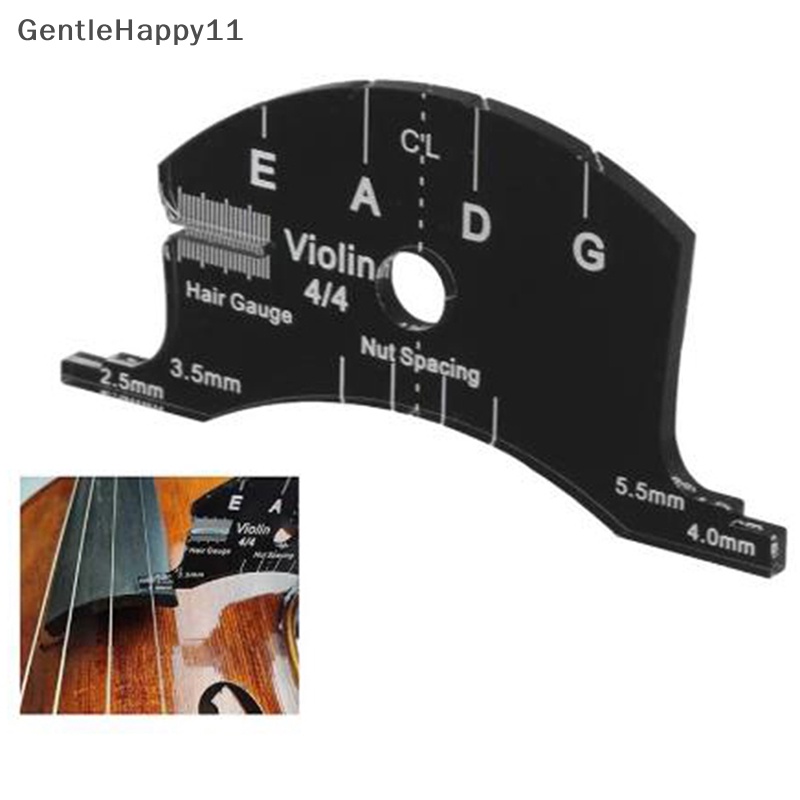 Gentlehappy Violin Bridges al Mold Template 4/4alat Perbaikan Jembatan Biola id