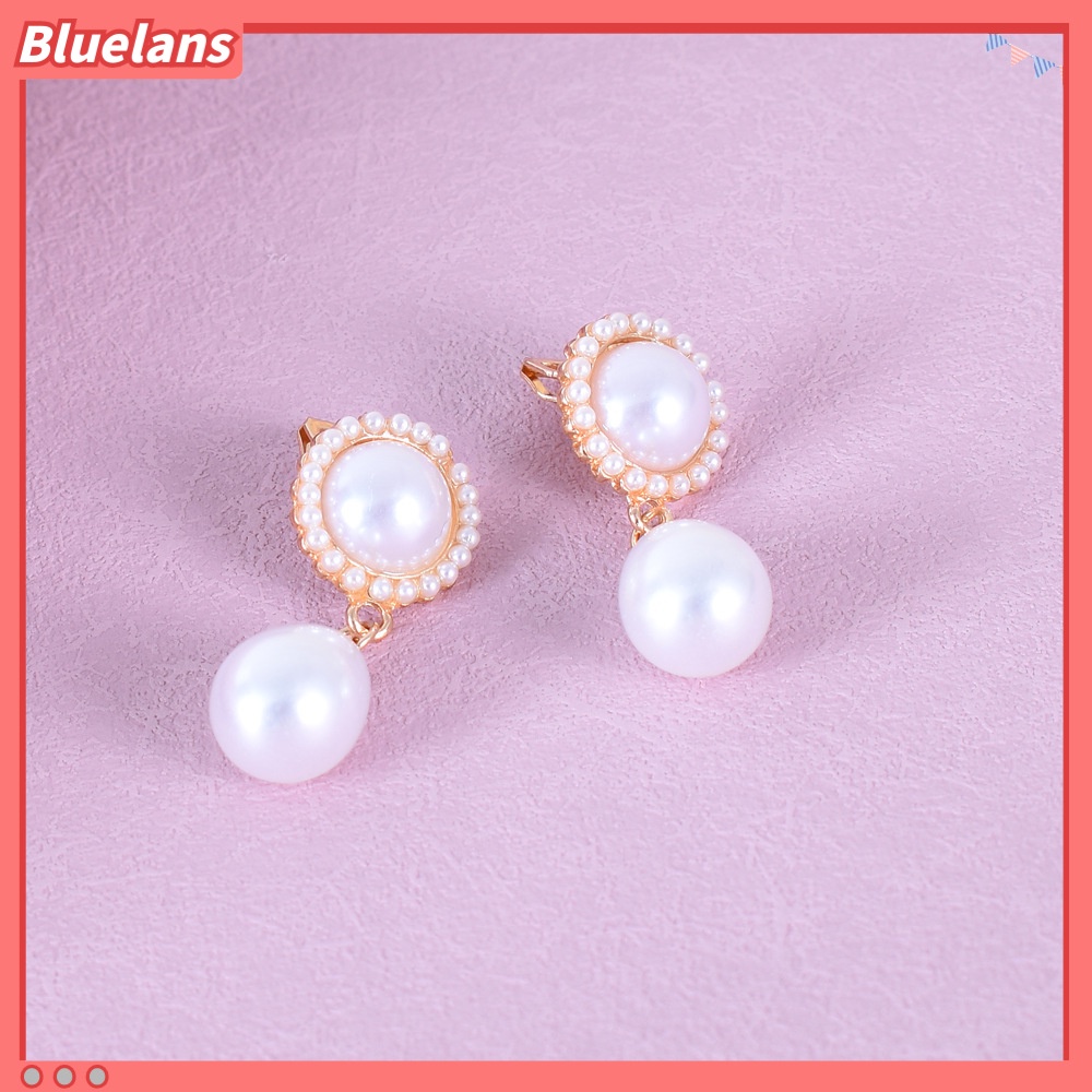 [BLS] Perak Jarum stud Anting Istana retro Sastra Perancis Tetesan Air Tekstur Mutiara Anting Anting earrings