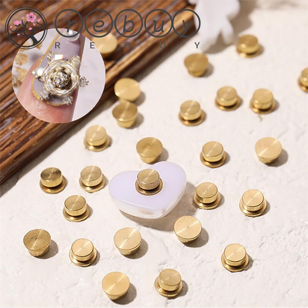 Rebuy Jewelry Bearings Tembaga Putaran Kecepatan Tinggi Universal Rotating Shaft Nail Art Dekorasi