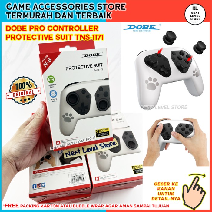 DOBE Nintendo Switch Pro Controller Protective Suit Set TNS-1171 Case