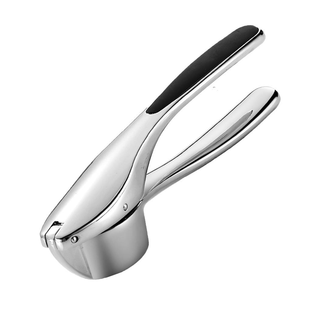 Garlic Press Manual Mincer Zinc Alloy Masak Penghancur Bawang Pemeras Alat Rajang Dapur Restoran Toko Snack