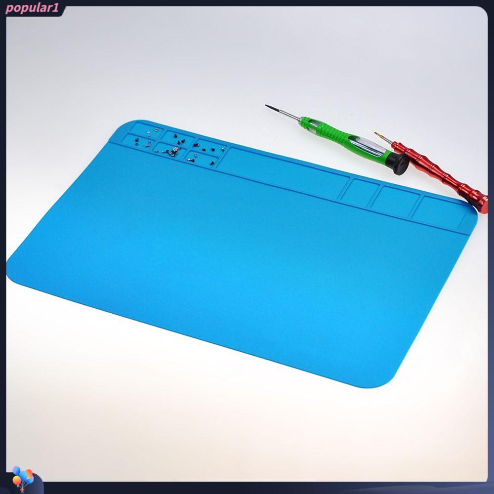 POPULAR Populer Solder Mat Alat Kerja Tahan Suhu Tinggi Soldering Station Pad Desk Mat Platform